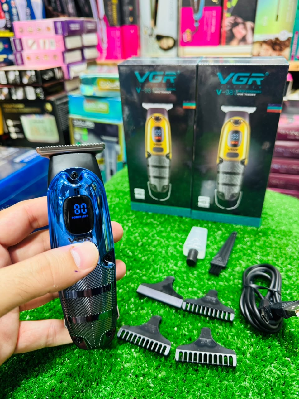 VGR V-981 Professional Hair Trimmer | Corded & Cordless Rechargeable Clipper