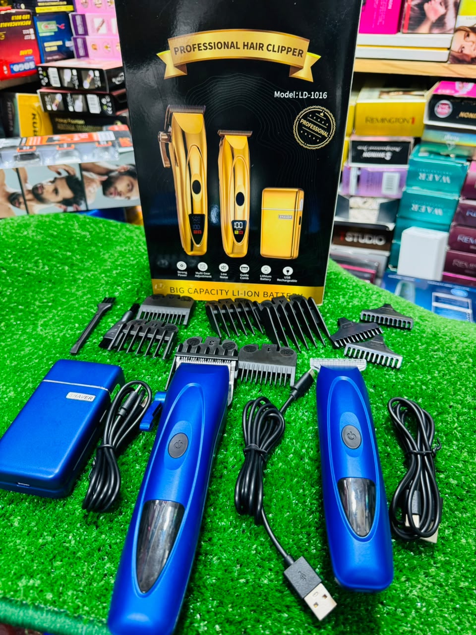 Professional Hair Clipper Set – Rechargeable Grooming Kit