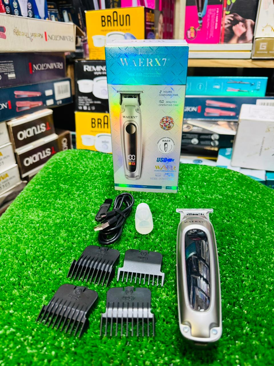 WAER X7 Professional Rechargeable Hair Clipper