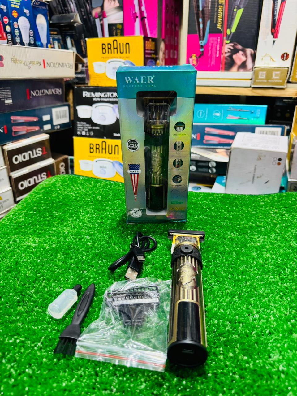 WAER Professional Rechargeable Hair & Beard Trimmer
