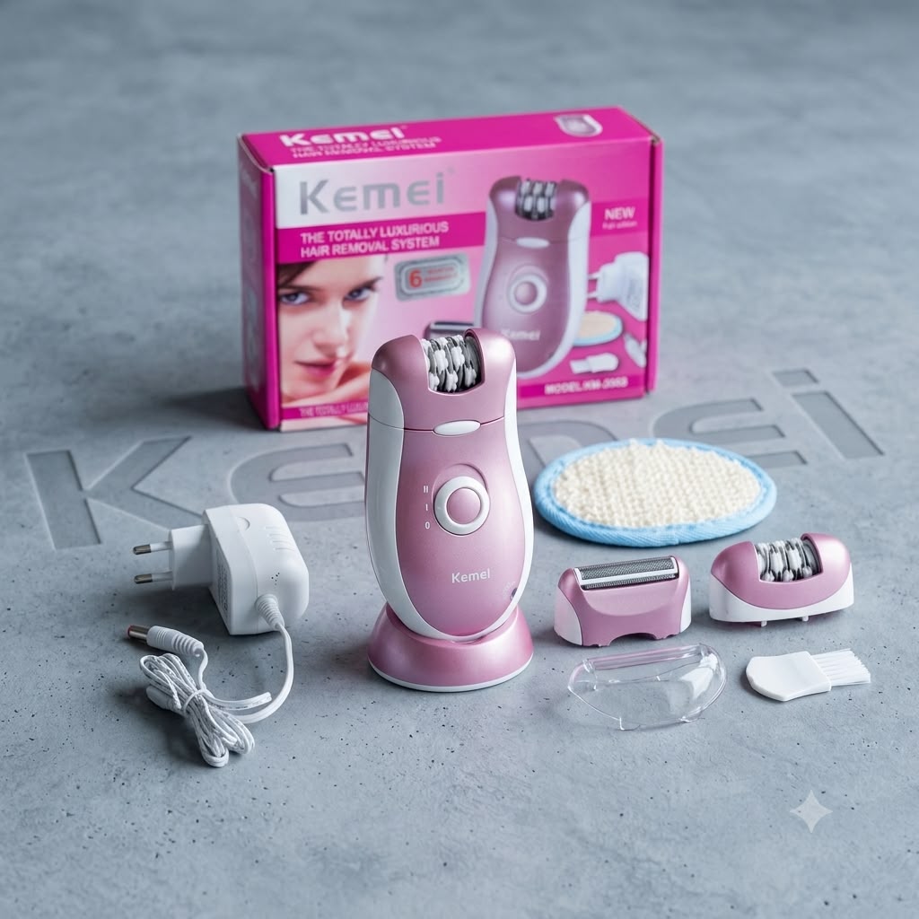 Kemei KM-2068 Luxury 3-in-1 Hair Removal System