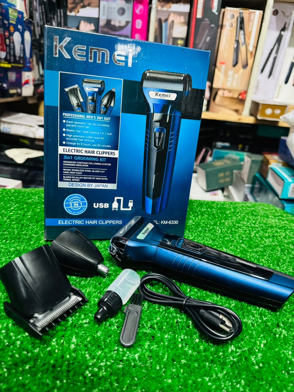Kemei KM-6330 3-in-1 Professional Grooming Kit