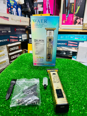 WAER Professional WA-2931 Full Metal Rechargeable Hair Clipper