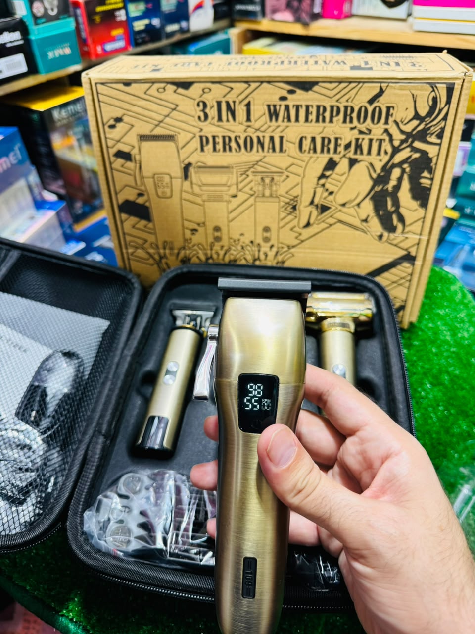 3-in-1 Waterproof Personal Care Kit – Professional Grooming Set