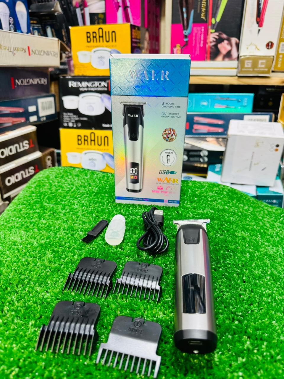 WAER Professional Rechargeable Hair Clipper